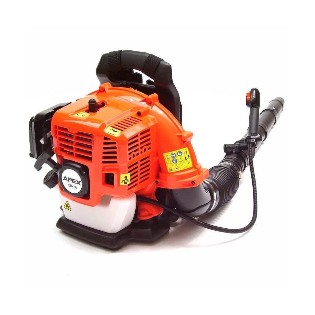 Trade Shop - Soffiatore A Zaino con Motore A A Scoppio da 42,7cc - 2 Tempi Foglie Giardino
