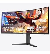 Amazon.co.jp: KOORUI 31.5インチ湾曲ゲーミングモニター 170Hz 1ms 