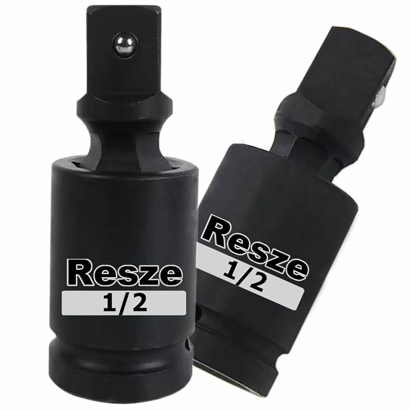 Resze Kit com 2 Adaptadores de Soquete Universal com Junta Articulada de 12,7 mm (1/2 pol.) Resze-2PCWX