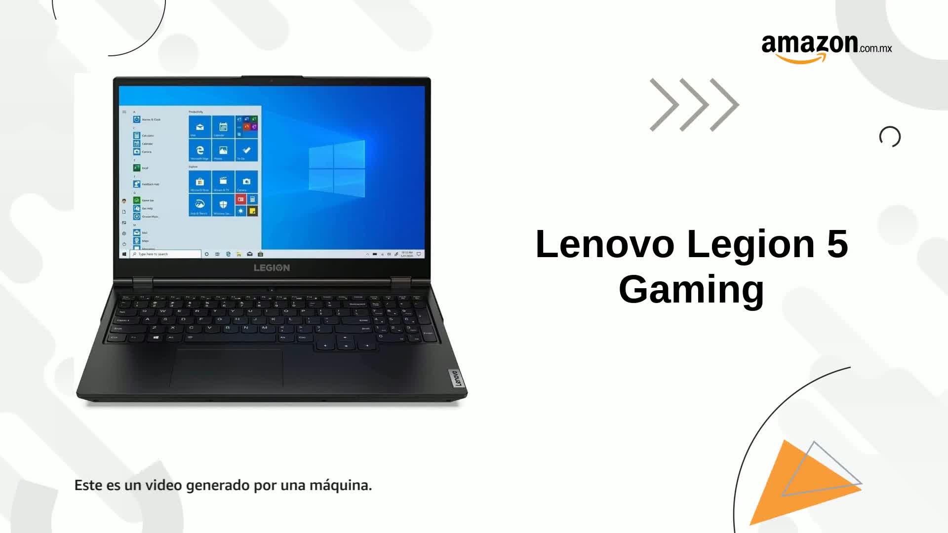Lenovo Legion 5 - Portátil Para Juegos, 15.6" FHD, 120 Hz, Procesador Intel Core I7-10750H, 8GB DDR4, 512GB SSD, NVIDIA GTX 1650Ti, Windows 10, 82AU00CGUS