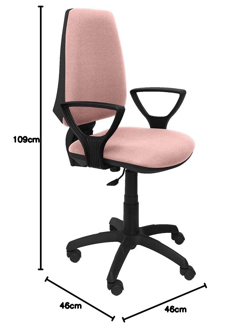 Silla Elche CP Bali Rosa pálido Brazos fijos