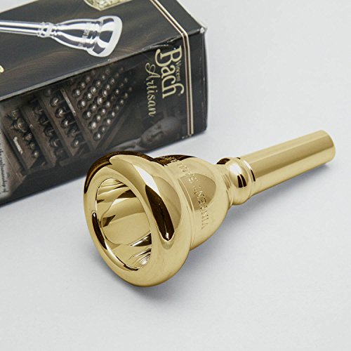 Bach Small Shank 24K Gold Artisan Trombone Mouthpiece, 12C