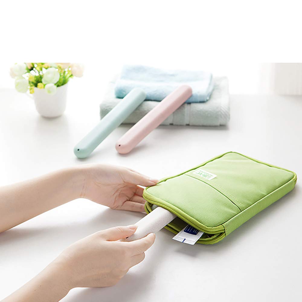 Amazon｜LOVEQ 歯ブラシケース，2個，麦わらプラスチック製