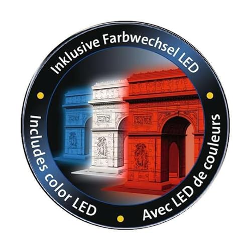 Puzzle 3D 216 pièces : Arc de Triomphe Illuminé Ravensburger France - vue 5