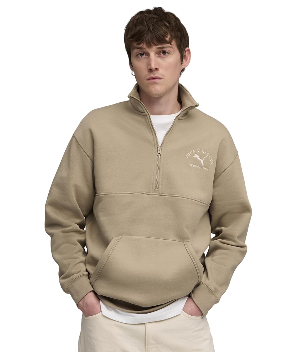 | Class Men's Half Zip Sweater | Ice Coffee | L