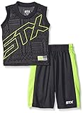 STX Boys' Printed Tank Top and Matching Solid Short
