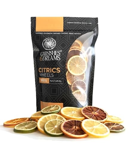 Garnishes & Dreams Citric Mix (9.5oz) – Dehydrated Lime, Grapefruit,
