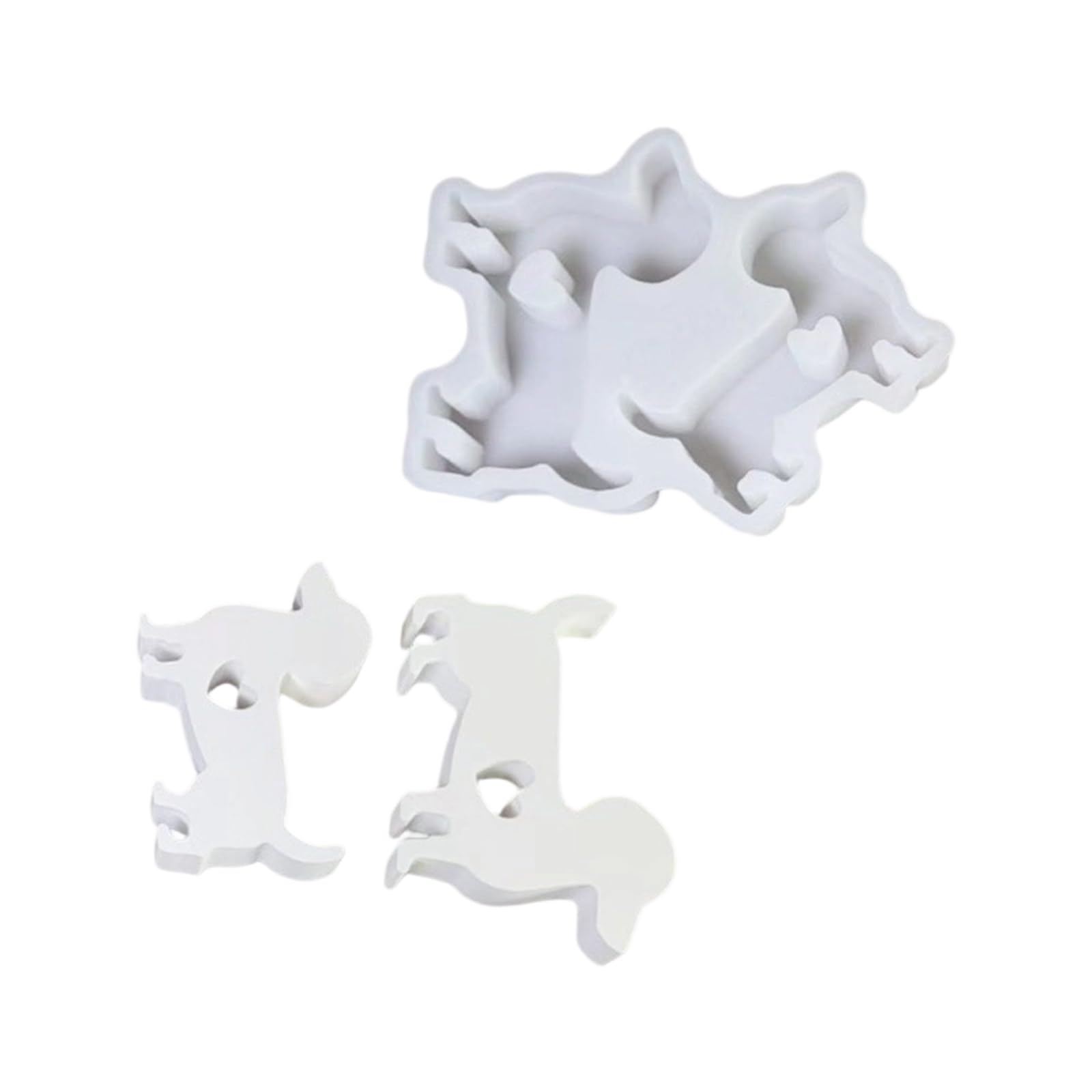 Snorvixre Artisanal Handicrafts Silicone Dachsie Cast for Flame Concrete Render Productions Simple Demolding Process Not Stick Silicone Statue Cast