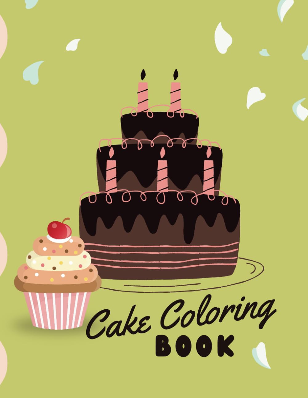 Cake coloring book