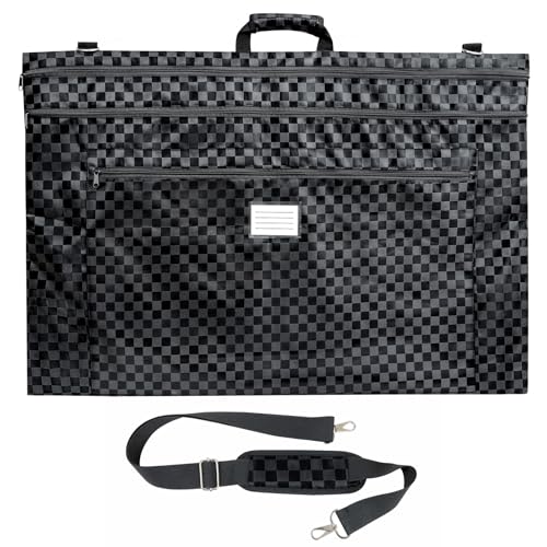 Mordx Art Portfolio Bolsa de transporte multifuncional para tableros de dibujo, suministros de artista para guardar libros, tablas y carpetas, 66 x 94,5 cm, Negro