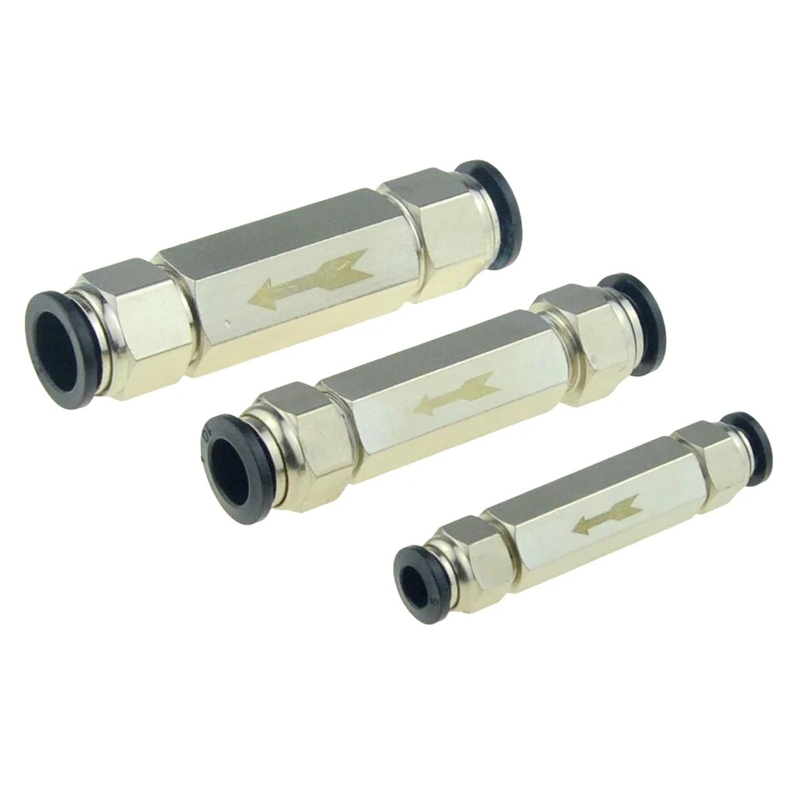 1 sztuka zawór zwrotny 6 mm, 8 mm, 10 mm, 1/4 cala, zawór jednokierunkowy, mosiądz (CV-TKT, A-10 mm)