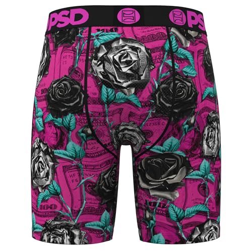 PSD Men's Rose Noir Boxer Brief, Multi, L4
