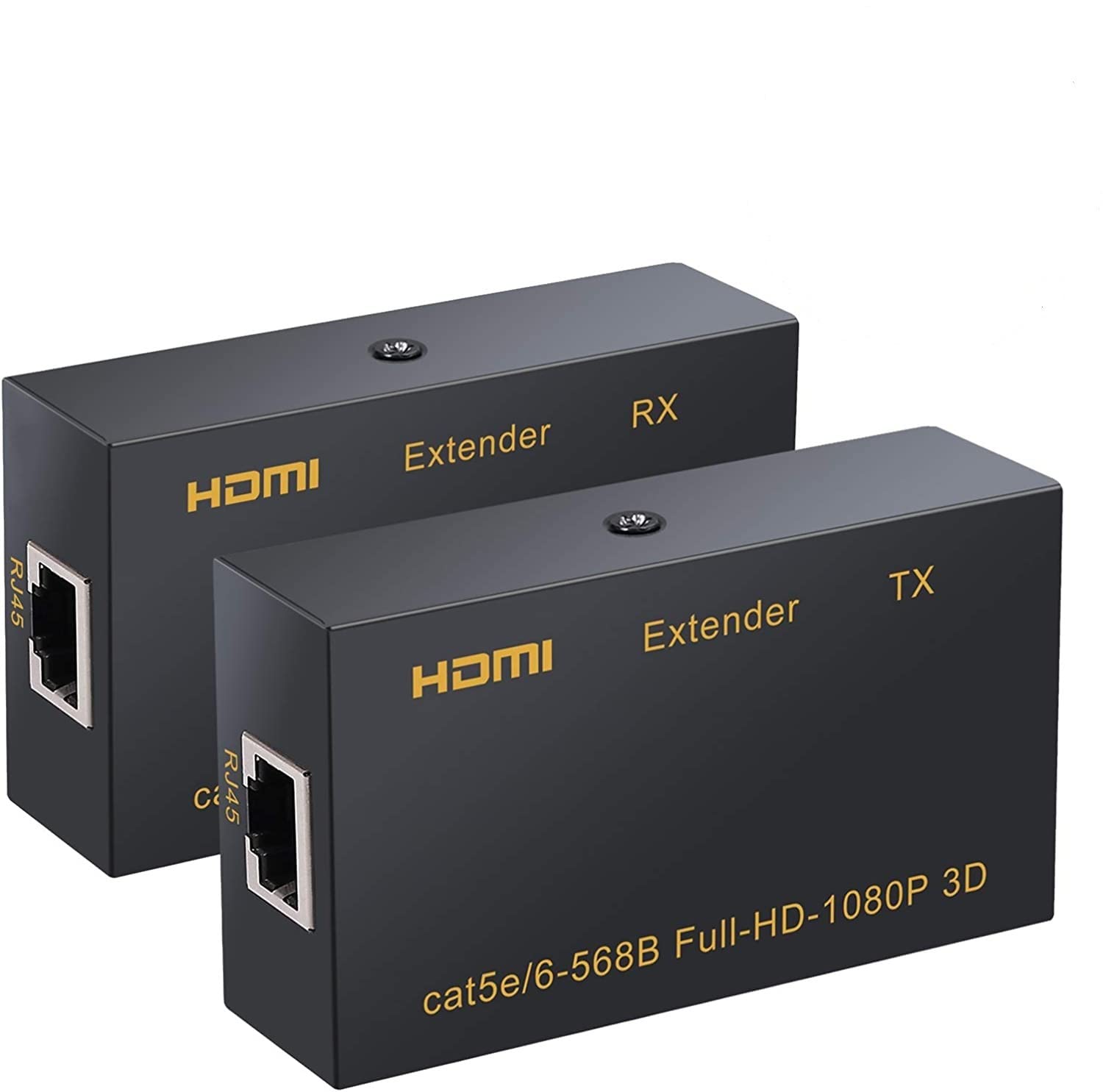 Microware 60M HDMI Extender Repeater Transmitter/Sender + Receiver Over Cat5 Cat6 60 Meters (60M Extender Over Single CAT5/6 Cable) Supports 3D, Full HD1080p with Power for TV Projector, HDTV, DVR (B08CVH6BB6) Amazon Price History, Amazon Price Tracker