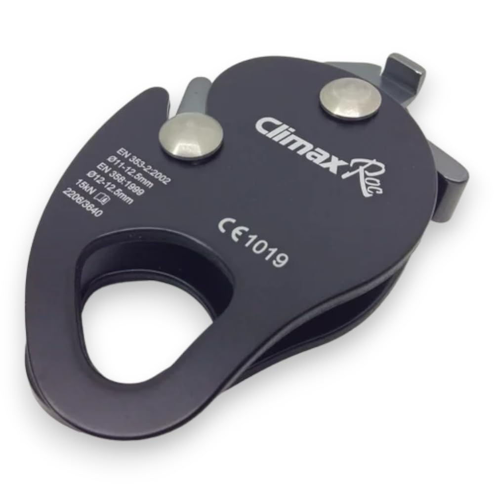 Dispositivo anticaída con sistema de autobloqueo para aplicar a las cuerdas Climax Roc