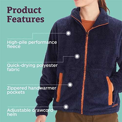 Image of MARMOT Women's Homestead Full-Zip Jacket - Blanket-Soft High-Pile Sherpa Fleece
