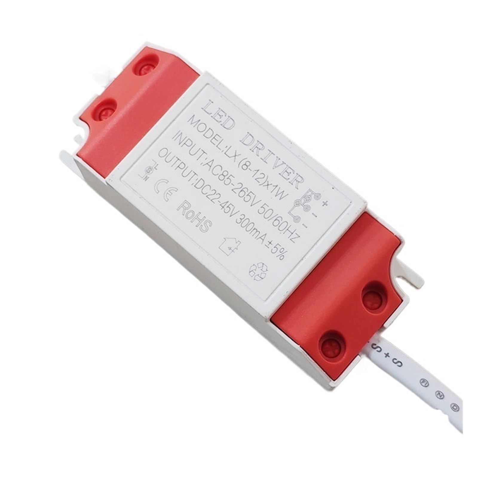 Plafonnier LED bicolore avec ballast complet et finition soignée