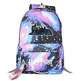 Peso: 625g(1.37 libras) Mochila de Ocio para Estudiantes de Hogwarts, Mochila Harry Potter Starry Sky, con Mochila de Interfaz de Carga USB Style-2