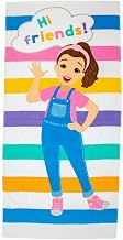 Franco Ms. Rachel Kids Super Soft Cotton Bath/Pool/Beach Towel, 58 in x 28 in, (Officially Licensed Product)