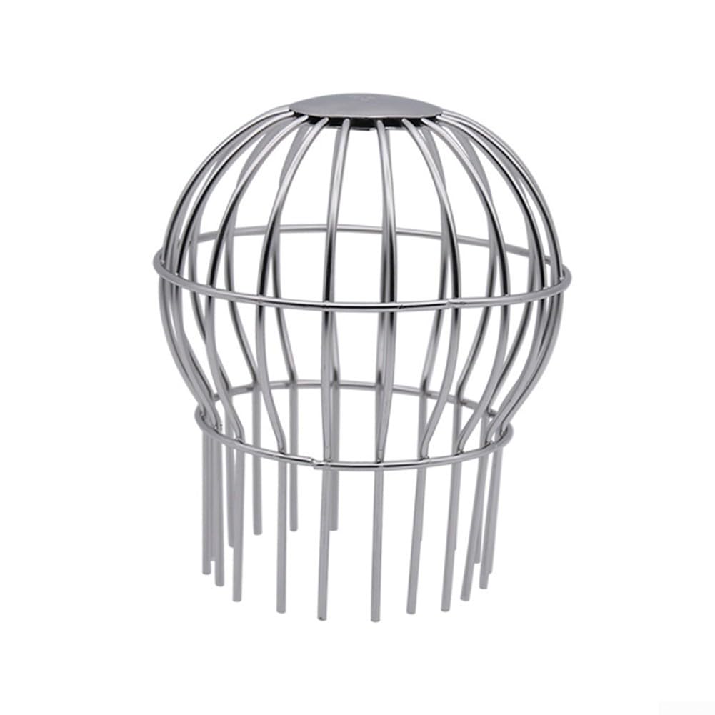 Grille anti-encrassement pour éviter les gouttières bouchées en inox 50mm