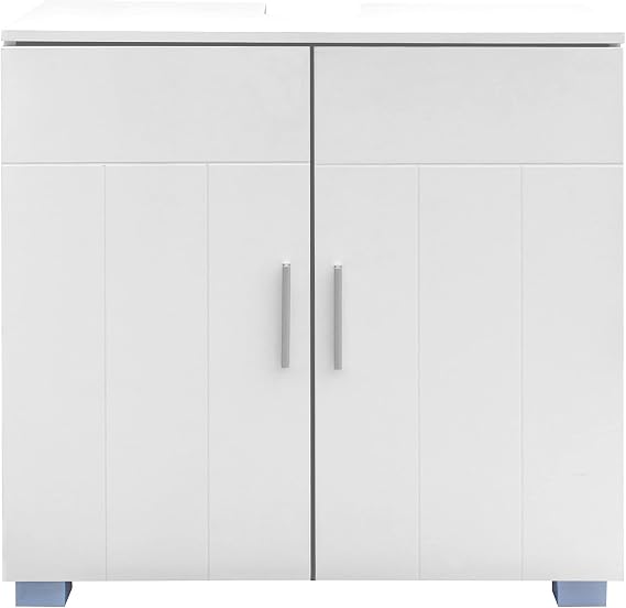 Pedestal Under Sink Storage Vanity with 2 Doors Traditional Bathroom Cabinet Space Saver Organizer White Pedestal Sink Storage Cabinet, Under Sink Cabinet, Bathroom Vanity Cabinet Great for Bathroom