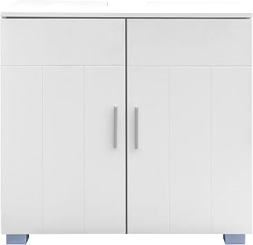 Pedestal Under Sink Storage Vanity with 2 Doors Traditional Bathroom Cabinet Space Saver Organizer White Pedestal Sink Storage Cabinet, Under Sink Cabinet, Bathroom Vanity Cabinet Great for Bathroom