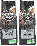 Destination Café Ecológico en Grano 100% Pur Arábica, 1kg (Paquete de 2)
