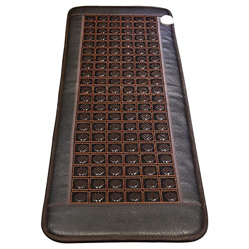 HAILM 20x60 tums infraröd värmedyna, uppvärmd madrass med styrenhet, germaniumsten och läder, värme och komfort, uppvärmd madrass vinter och sommarbruk