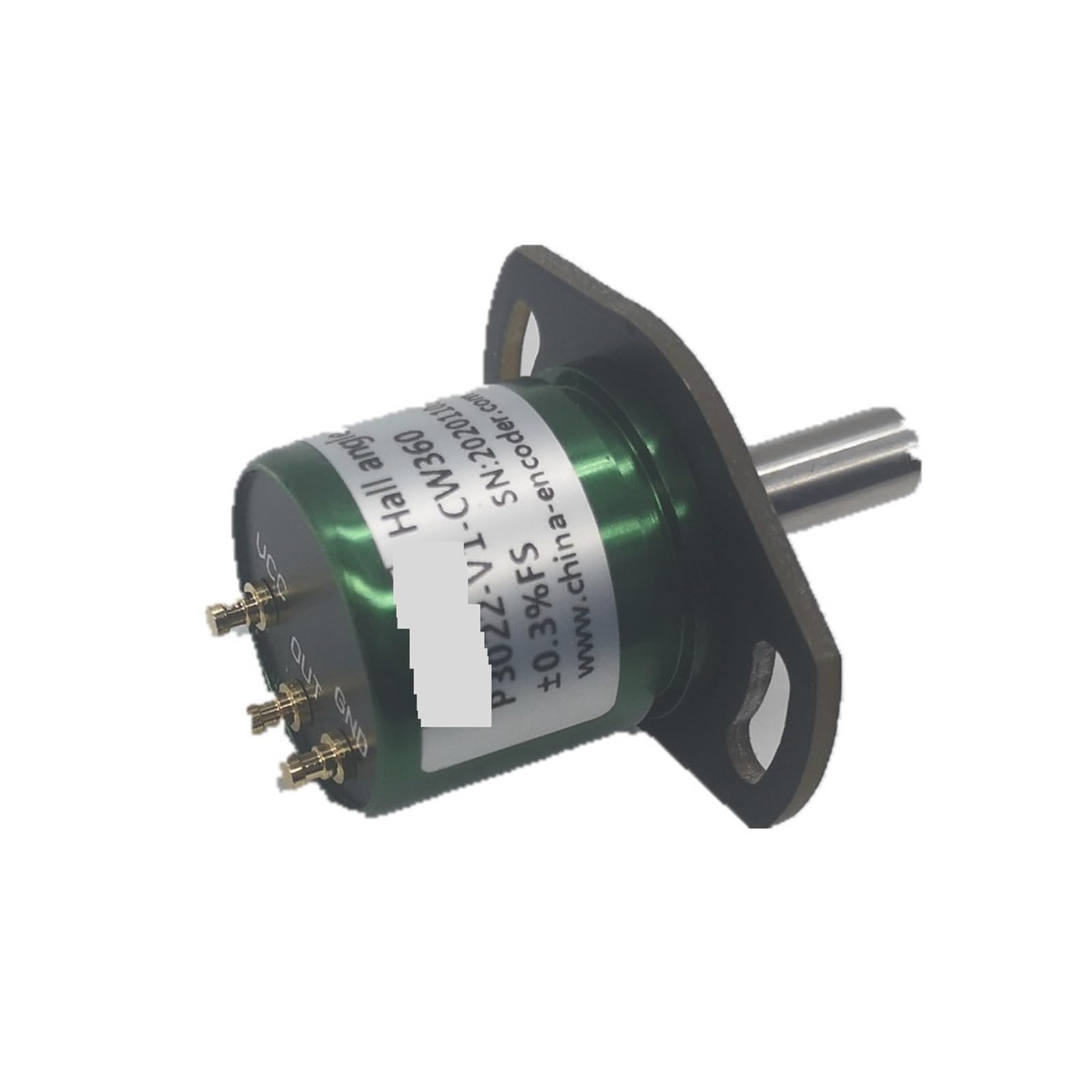 Encoder Rotatorio, Sensor De Ángulo Hall Sin Contacto De 4-20 MA En El Sentido De Las Agujas Del Reloj 90°(Incremental ABZ,3.3V)