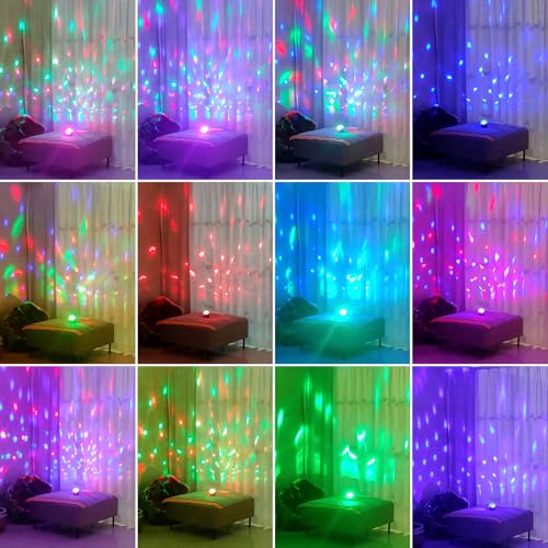 Lumière stroboscopique RVB activée par le son avec télécommande pour DJ