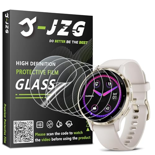 Image of 6 Pack for Garmin Venu 3S 41mm Flexible Screen Protector, Soft Film, HD Clear, Bubble Free, Anti Scratch