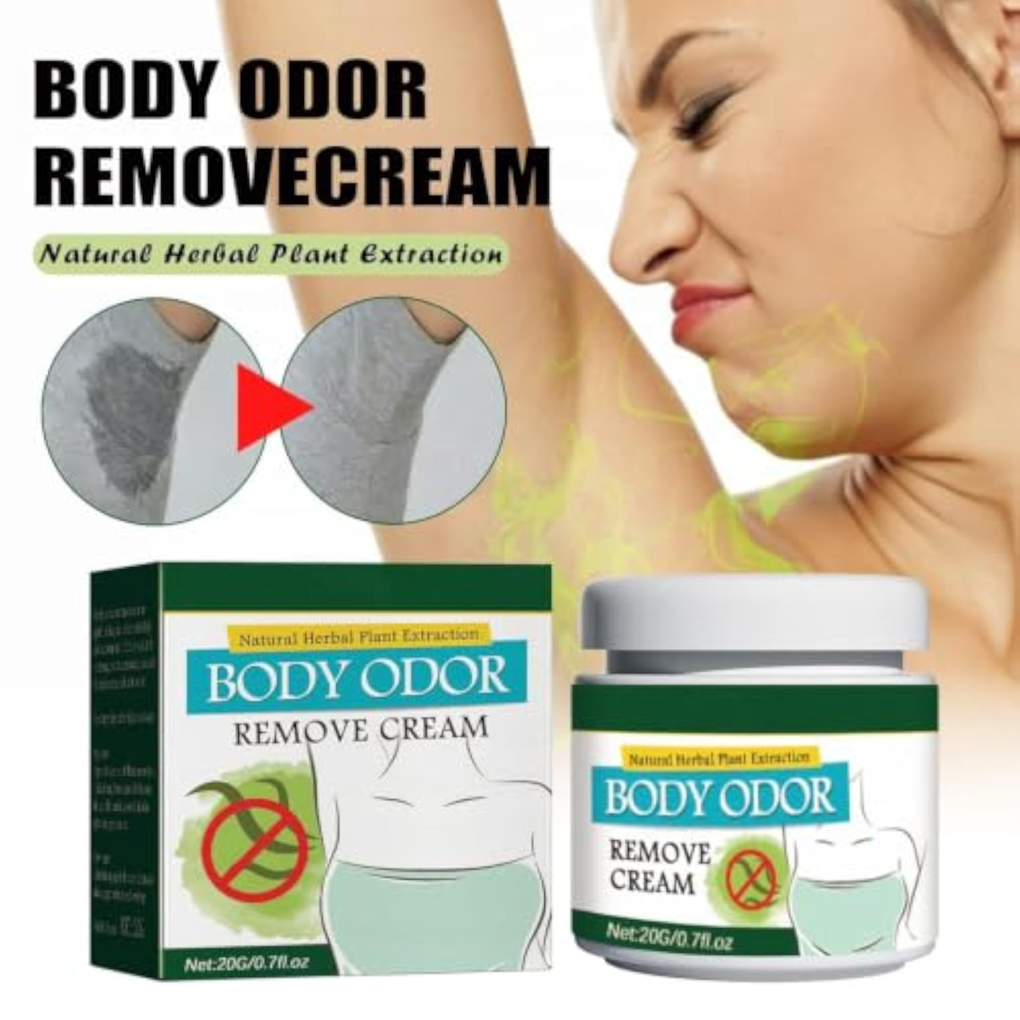 Body Odor Remove Cream, 20g