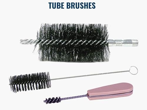 Miniatura 3 de Weiler cepillo tubo, acero inoxidable 302, mango redondo único, 1