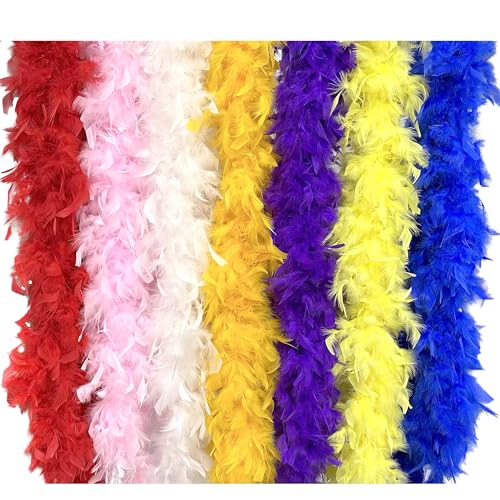 Happy Feather HP-BOA-80 2 Yards 80G Turkey Chandelle Feather Boa thumb #5