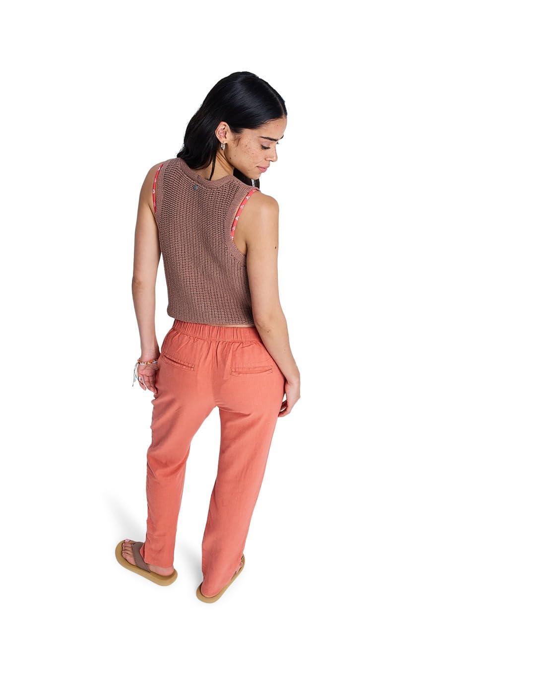 Roxy On The Seashore - Pantalón Cargo de Lino para Mujer
