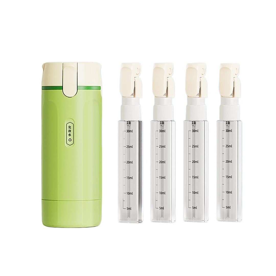 SWZEC VielPack 4-in-1 Reise-Dispenser(Grün)