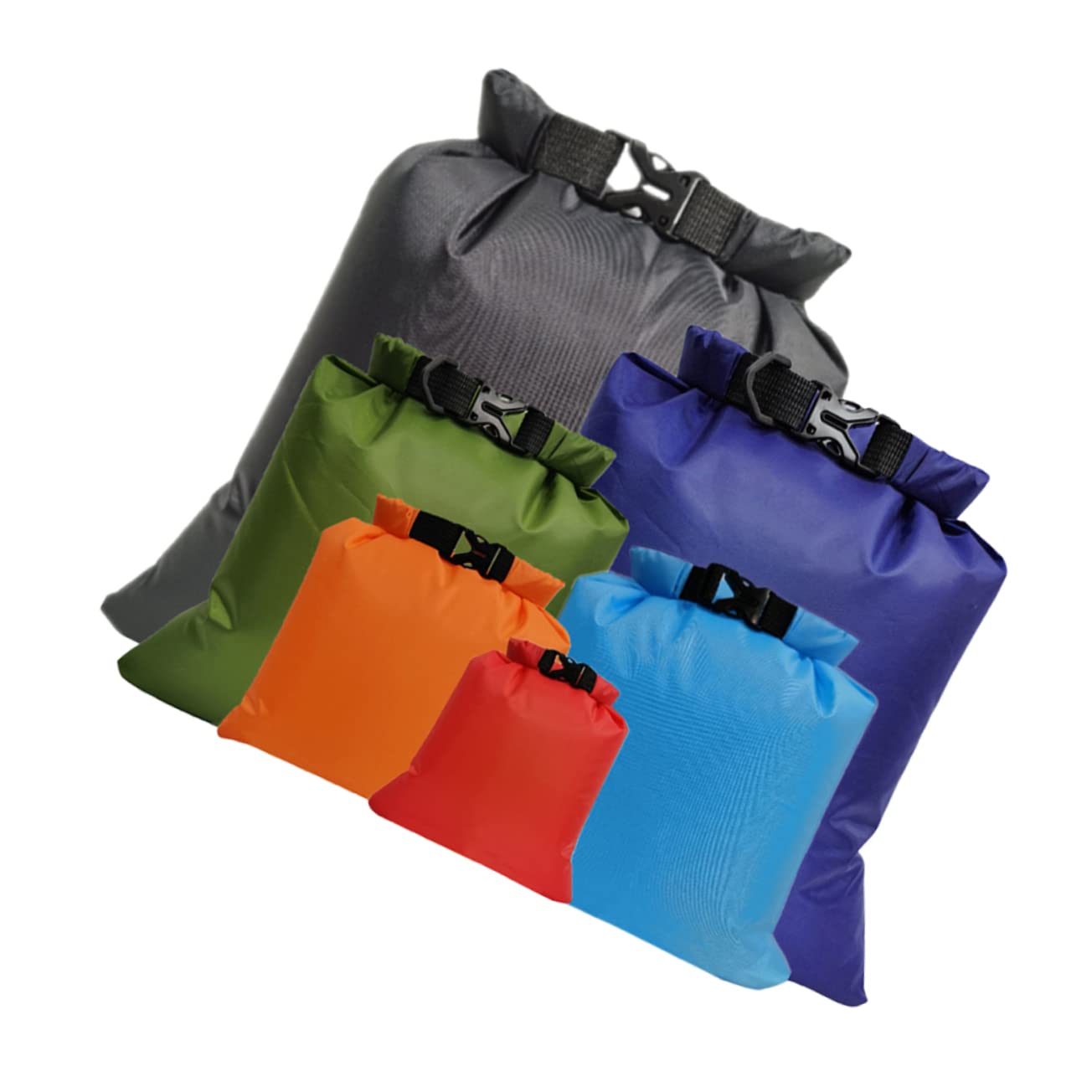 Toddmomy 12pezzi Sacche Impermeabili Arrotolabili Per Attività Outdoor Compatte Per Abbigliamento e Accessori Per Kayak Rafting e