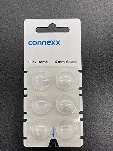 Accessories Siemens / Rexton Click Domes (6 domes) NEW Blister Pack (6mm Closed)