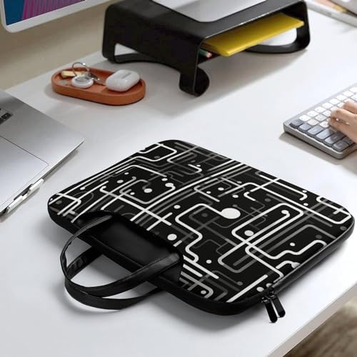 Bolso para portátil impermeable con patrón Pipe 17" miniatura 7