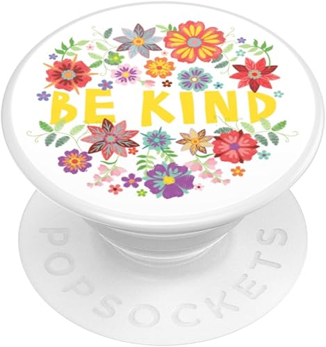 POPSOCKETS Agarre para teléfono con soporte expandible - Be Kind Embroidery disponible en Yaxa Peru