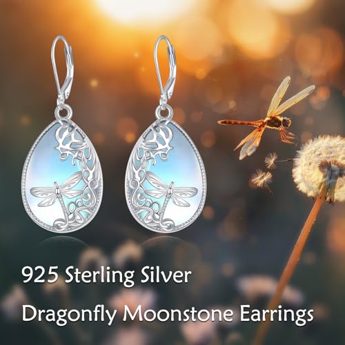 Boucles d'oreilles libellule argent 925 : cadeau d'anniversaire idéal