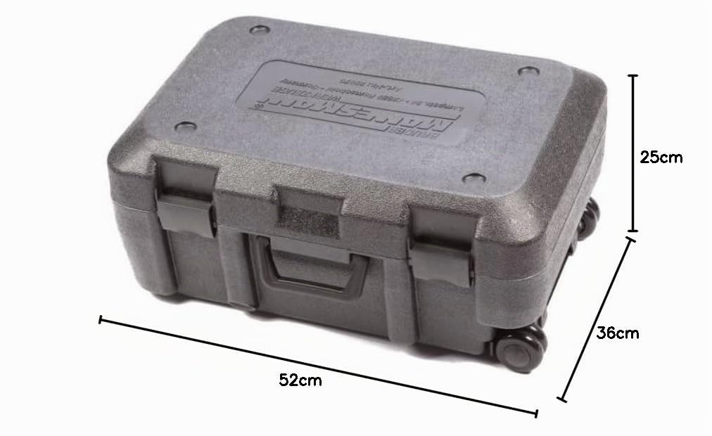 Mannesmann - M29070 – Valigetta porta attrezzi con ruote, 122 pz.