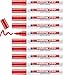 Produktbild edding 750 Lackmarker - rot - 10 Stifte - Rundspitze 2-4 mm - Lackstift zur Markierung und Beschriftung von Metall, Glas, Stein oder Kunststoff - hitzebeständig, permanent, wisch- und wasserfest