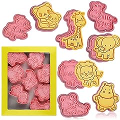 Animal Cookie Cutters with Plunger Stamps