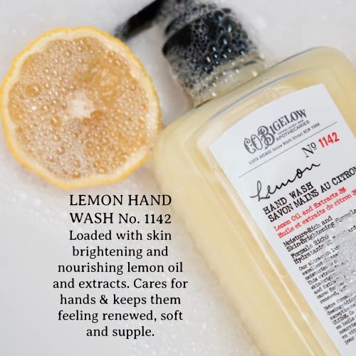 C.o. Bigelow Lemon Hand Wash - No. 1142, Moisturizing Liquid Hand Soap With Lemon Extract & Vitamin C, Cruelty Free & Gentle For All Skin Types, 10Fl Oz. #TOP1
