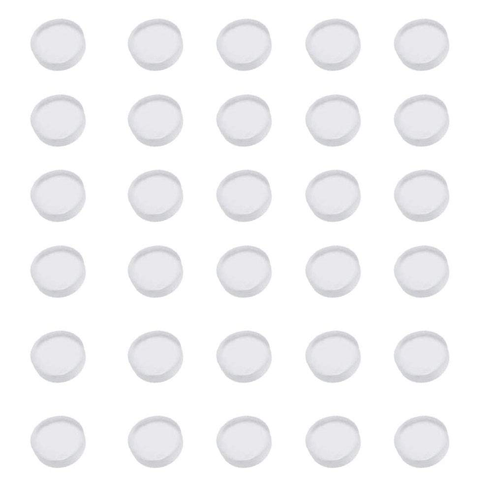 Jiayouy 9.5mm Diameter Trumpet Silicone Pads Repair Parts Water Key Spit Trumpet Trombone Valve Pads 30Pcs