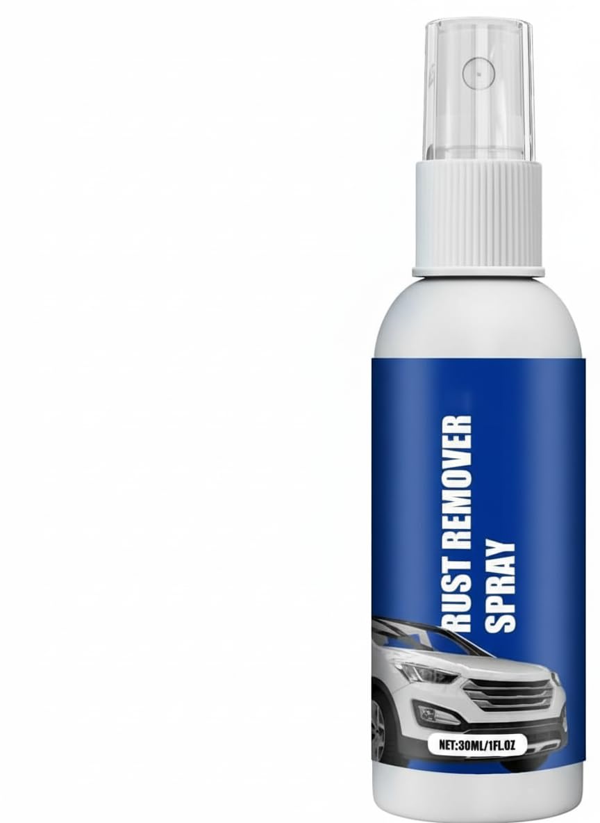 KASTWAVE Metal Rust Remover Spray, Tire Shine Applicator, Multi-Functional Wheel Hub Renewal Agent, Rust Removal, Paint Surface Polishing, Cleaning and Decontamination Spray for All Wheels and Tires