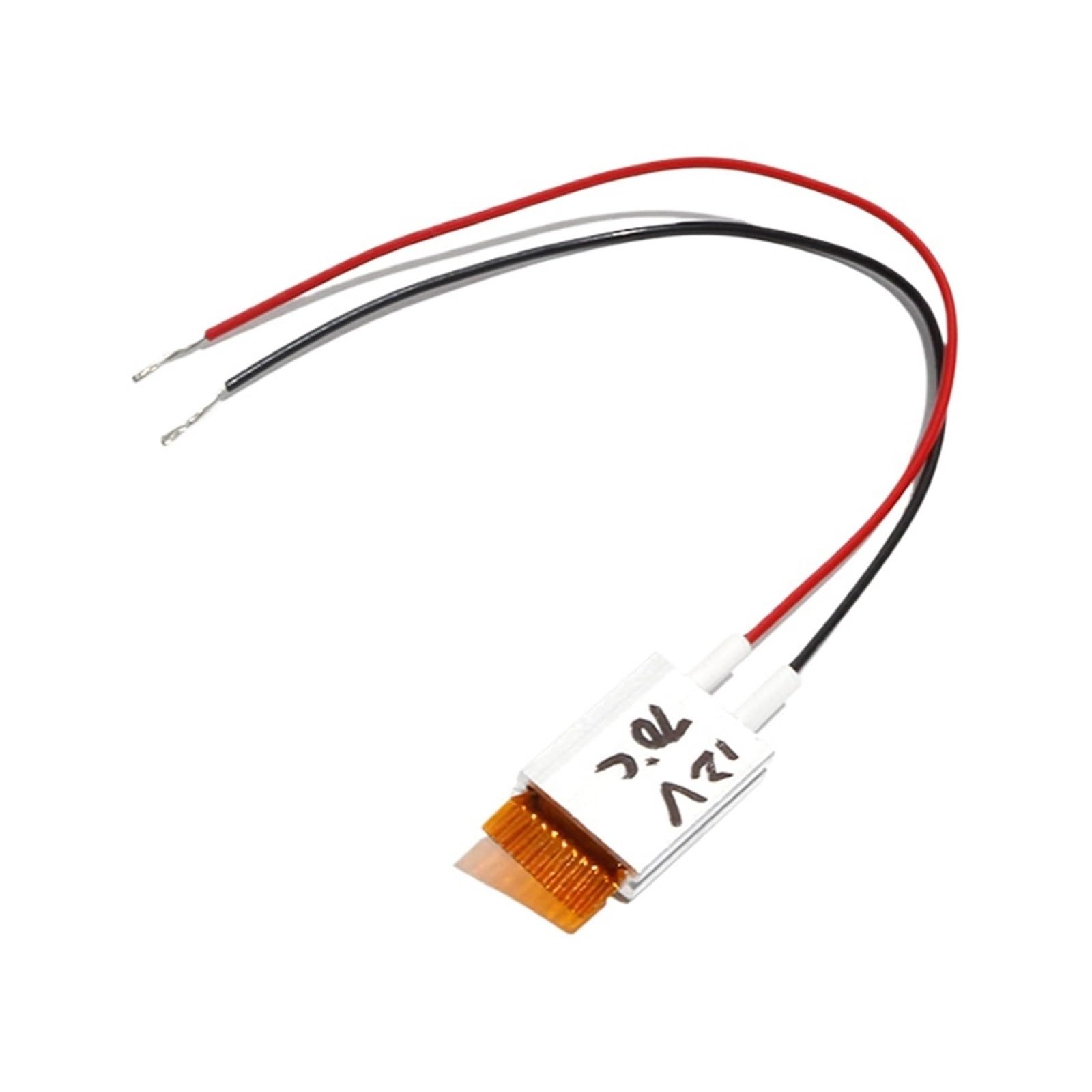 Element grzejny PTC 1 szt. PTC13 Aluminiowa obudowa Miniaturowy automatyczny rdzeń o stałej temperaturze(12V 50C 1-5W)