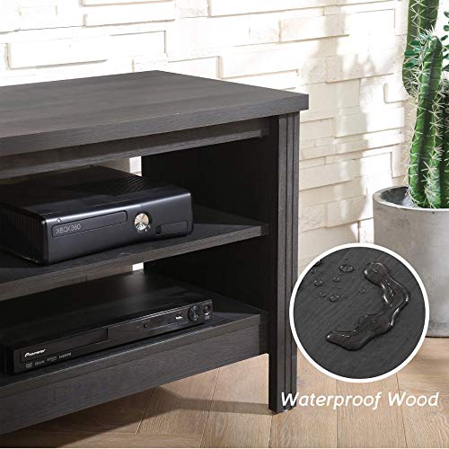 Wampat Classic Tv Stand For Tvs Up To 75 Inches, Black Entertainment Center For 65+ Inch Tv Console Table With 6 Storage Cubby For Living Room Bedroom, 70 Inch #TOP6