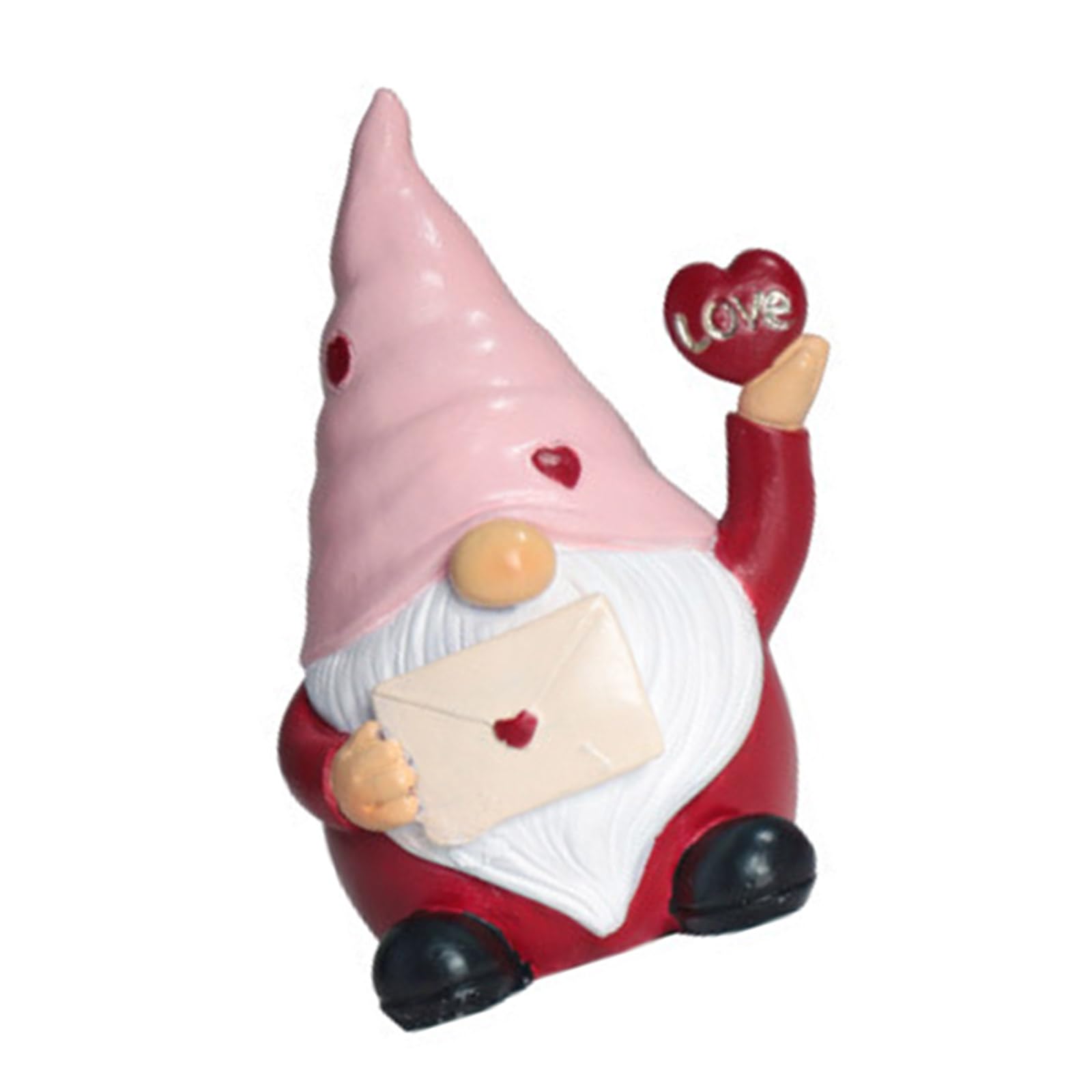 Tsophreniq Dwarf Figurine Valentines Day Bedroom Living Room Decoration Resin Centerpieces Anniversary Present Home Decoration