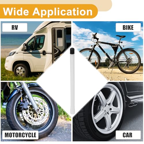 Image of 10pcs 170mm Tire Valve Extension Universal Plastic 180 Degree Tyre Valve Inflation Adapter for Car Motorcycle RV Truck Bike